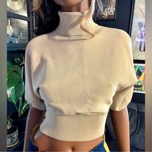 Babaton Light Brown Cowl Neck Sweater ~ From Aritzia